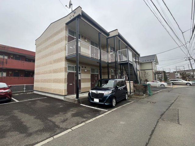 レオパレスアンテパサード原町の外観|多賀城　仙台　宮城野　家具　家電　社宅　マンスリー