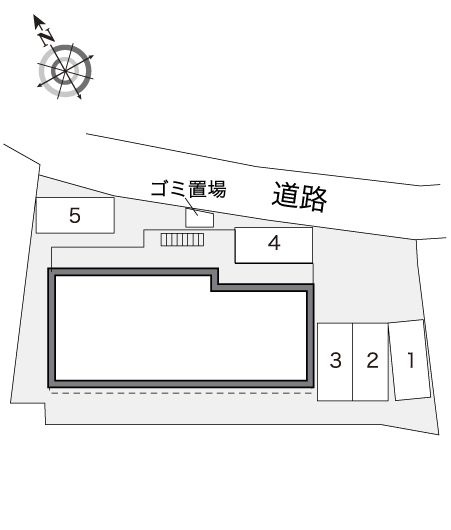 レオパレスアンテパサード原町の区画図|多賀城　仙台　宮城野　家具　家電　社宅　マンスリー