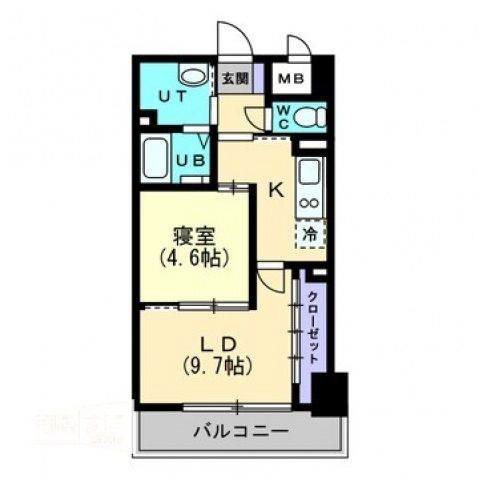 ハアラン一ノ宮の間取り