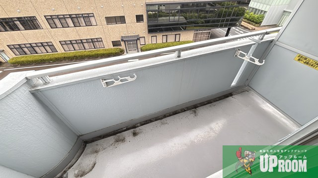 大口平和マンションのバルコニー