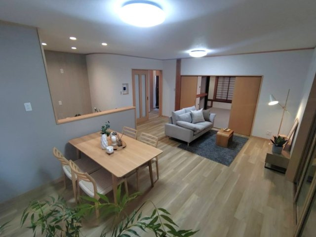 中古戸建の居間・リビング