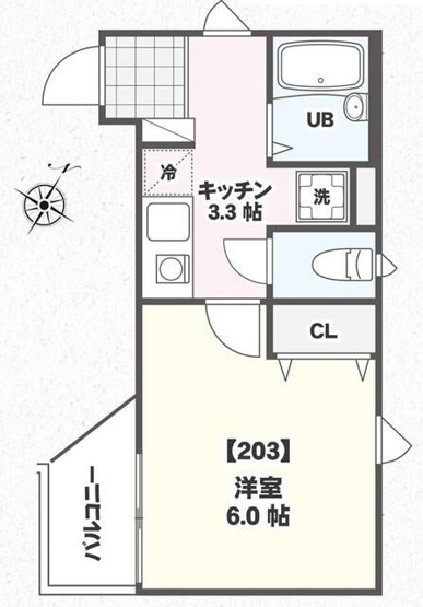 【間取り】 | タウンフィールド2B