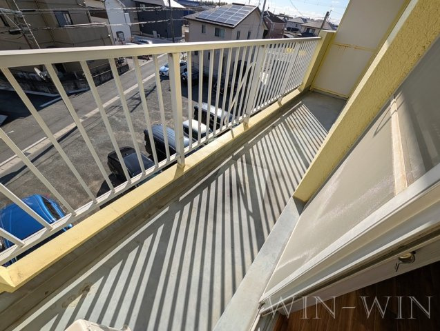 朝日マンションのバルコニー|イメージ（同建物内別部屋の写真です）
