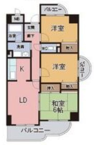 【間取り】 | ロサノＳ北豊中