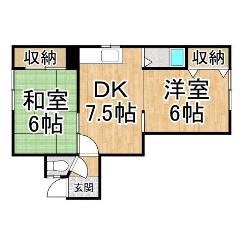 ライズ千歳の間取り