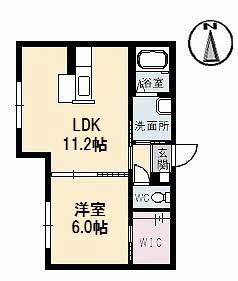 ラ・パルテール新屋敷　II の間取り