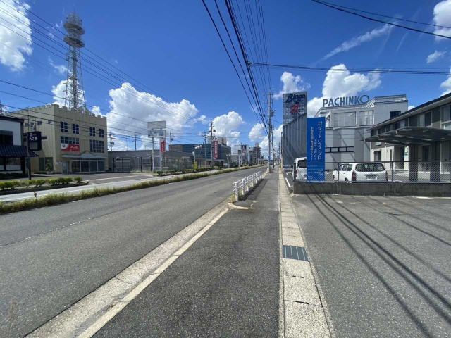内藤店舗の駐車場