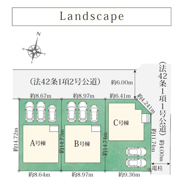 【区画図】 | 藤枝市志太4丁目　新築戸建　A号棟