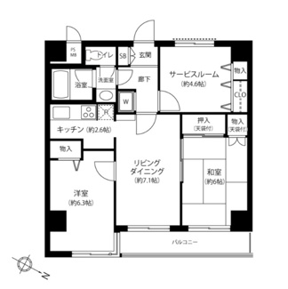 【間取り】 | シティハイツ東十条