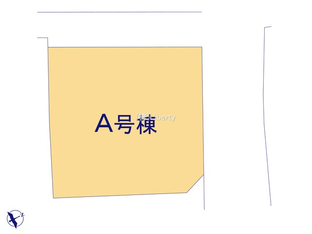 ひたちなか市釈迦町　新築戸建の区画図