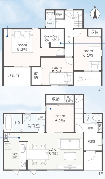 新築戸建　富士市大淵全5棟　2号棟