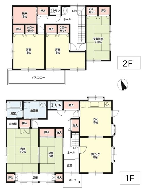 深谷市上野台1期　中古戸建の間取り|図面と現況が異なる場合、現況を優先とします。
