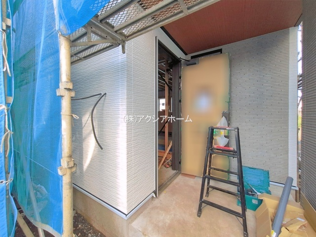 入間市下藤沢2丁目・全8棟　新築一戸建　6号棟の玄関|現地写真（2026年7月21日撮影）