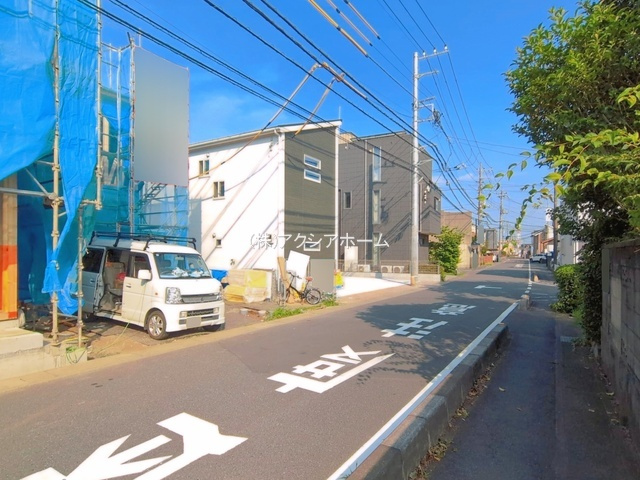 入間市下藤沢2丁目・全8棟　新築一戸建　6号棟の前面道路含む現地写真|現地写真（2026年7月21日撮影）