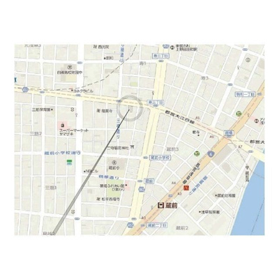 【地図】 | プレール・ドゥーク蔵前Ⅱ