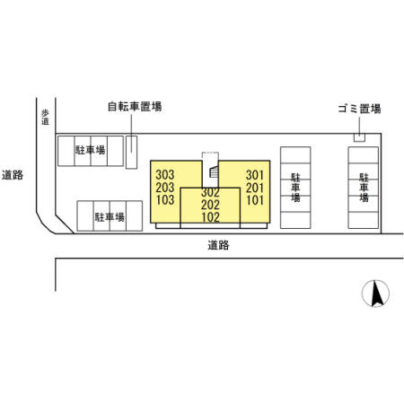 Serenoの区画図