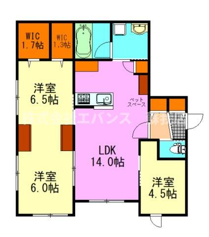 【間取り】 | （仮称）千葉市中央区蘇我５丁目メゾン