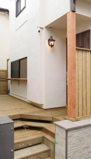 桜台２丁目戸建てのエントランス