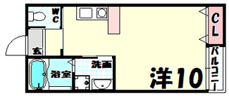 【間取り】 | グランシャリオ山本通2