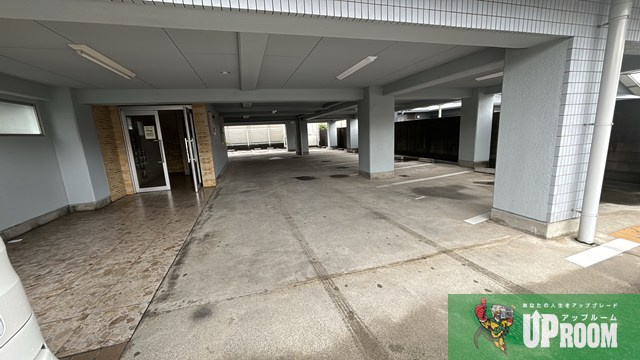 大口平和マンションの駐車場