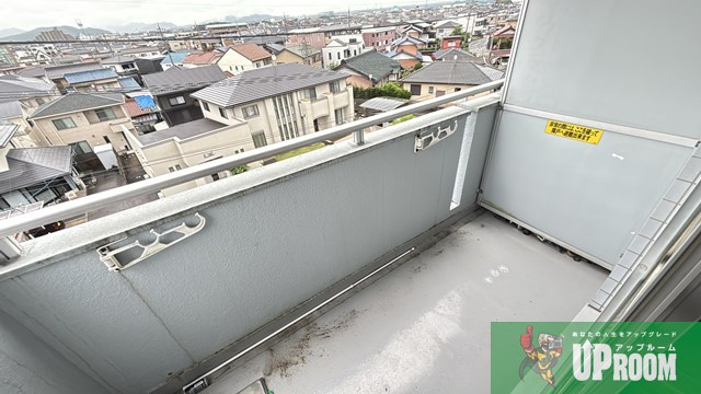 大口平和マンションのバルコニー