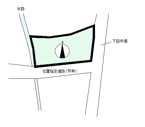 S1794G　河内売地の土地図
