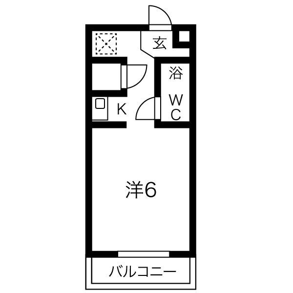 師勝マンションの間取り