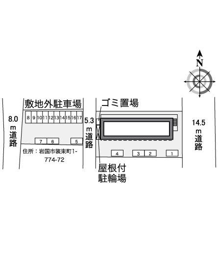 【区画図】 | レオパレスサユーレ岩国 | 大竹　岩国　家具　家電　社宅　マンスリー