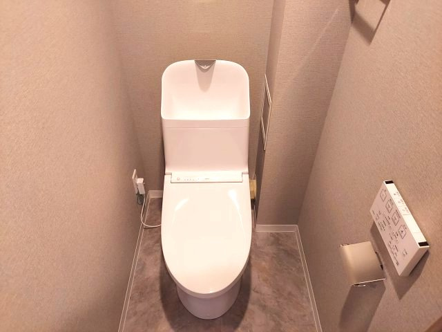 ラ・ビスタ宝塚エスティオ2番館のトイレ|温水洗浄便座付き