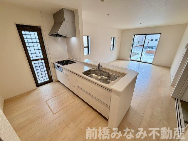 【新築】北群馬郡吉岡町下野田第13　１号棟(全３棟)　リーブルガーデン　新築建売分譲のキッチン|使いやすいキッチンです