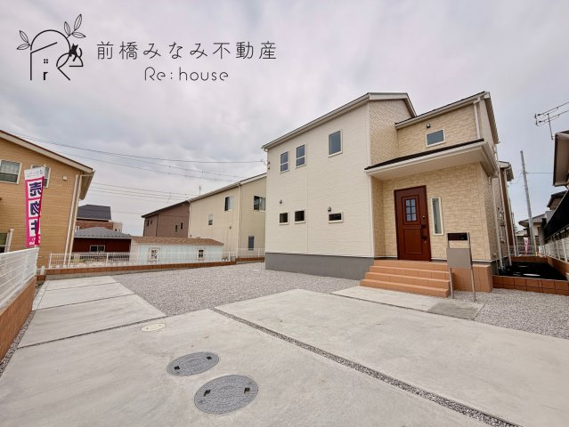 【新築】北群馬郡吉岡町下野田第13　２号棟(全３棟)　リーブルガーデン　新築建売分譲の外観|外観もきれいです