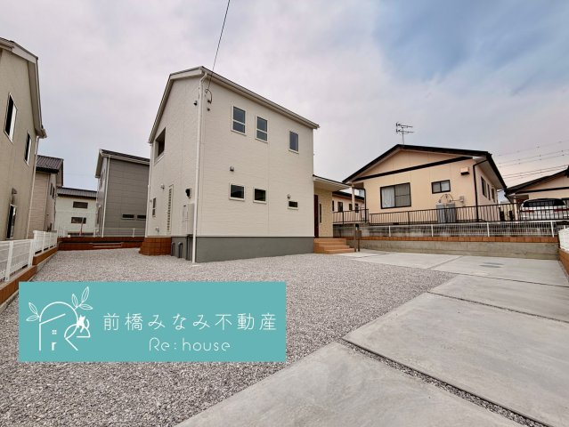 【新築】北群馬郡吉岡町下野田第13　２号棟(全３棟)　リーブルガーデン　新築建売分譲の外観|外観もきれいです