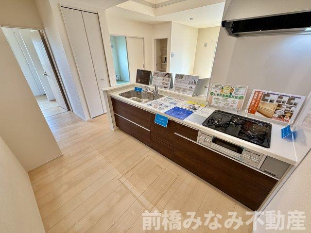 【新築平屋】前橋市小坂子町　限定１棟　リーブルガーデン　新築建売のキッチン|使いやすいキッチンです
