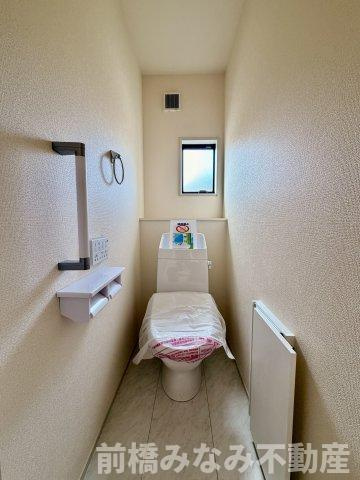 【新築平屋】前橋市小坂子町　限定１棟　リーブルガーデン　新築建売のトイレ|シンプルで使いやすいトイレです