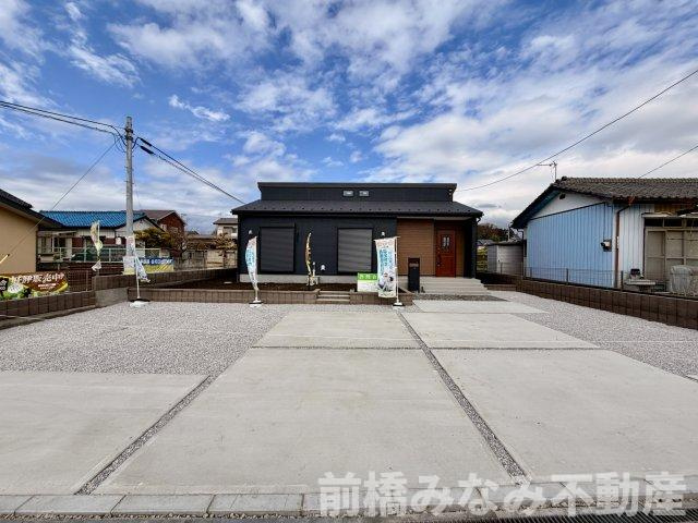 【新築平屋】前橋市小坂子町　限定１棟　リーブルガーデン　新築建売の外観|落ち着いた雰囲気の外観です