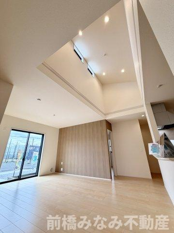 【新築平屋】前橋市小坂子町　限定１棟　リーブルガーデン　新築建売の居間・リビング|使いやすいリビングです