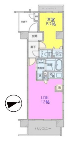 ザ・グランデレガーロ浅草の間取り|8階部分・日当たり・通風・眺望良好。新規リノベーション施工が完了いたしましたのでいつでも内覧が可能です。既存住宅瑕疵保険加入物件ですのでご購入後も安心して暮らせます。
