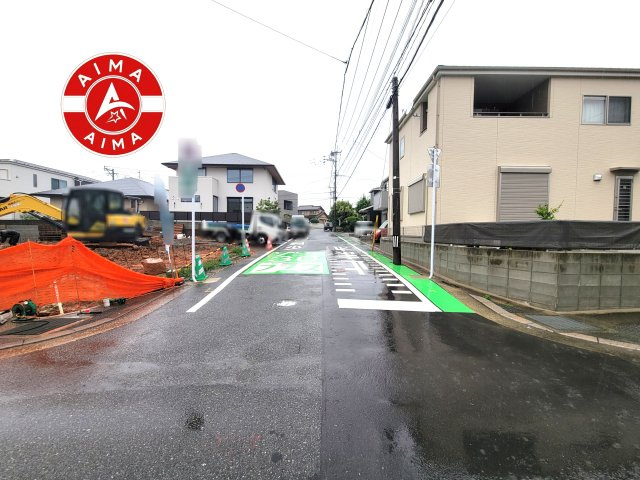 福岡市東区舞松原2丁目第2-3棟（1号棟）　の前面道路含む現地写真|前面道路です。