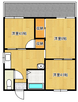 コーポ繁根木の間取り