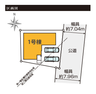 上尾市西宮下　９期　新築一戸建て　KEIAI GRACE　01の区画図|１号棟
