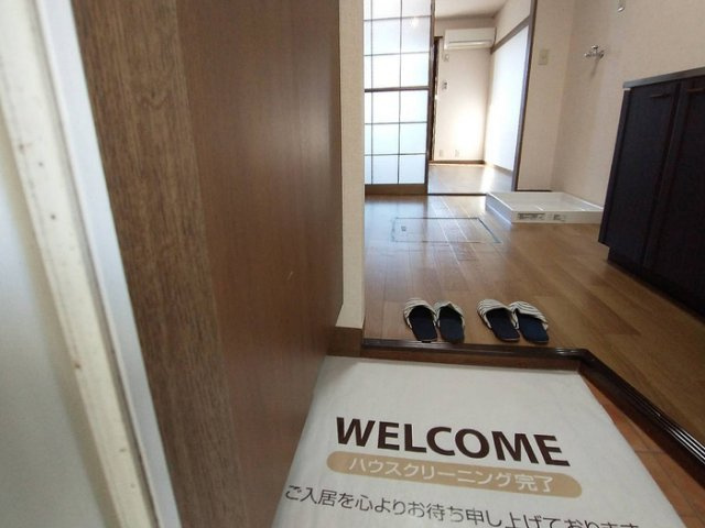 ドミール青笹　Aの玄関