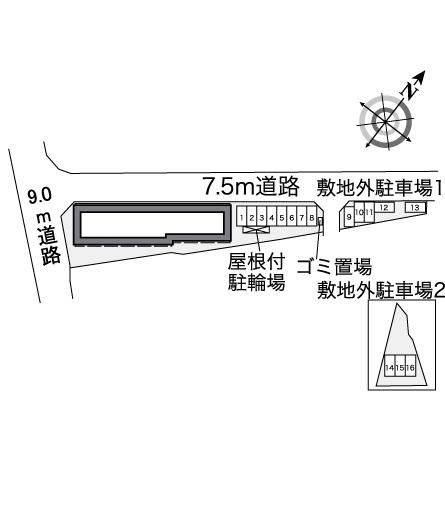 【区画図】 | レオパレス三石 | 大竹　岩国　家具　家電　社宅　マンスリー