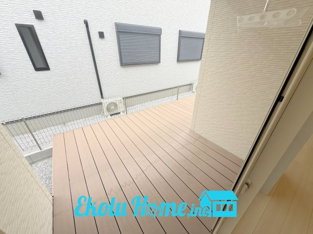 八王子市小宮町　全1棟のバルコニー|2026年6月撮影
