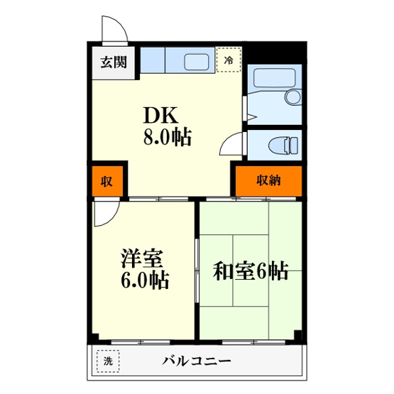【間取り】 | 新大阪ハイツさこ