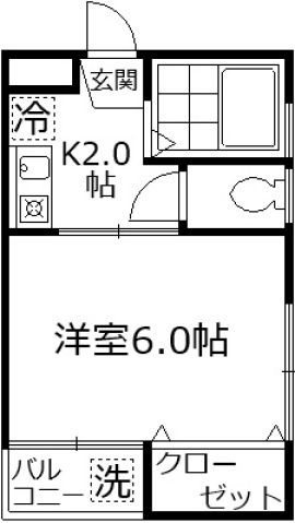 【間取り】 | ナカニシコーポ