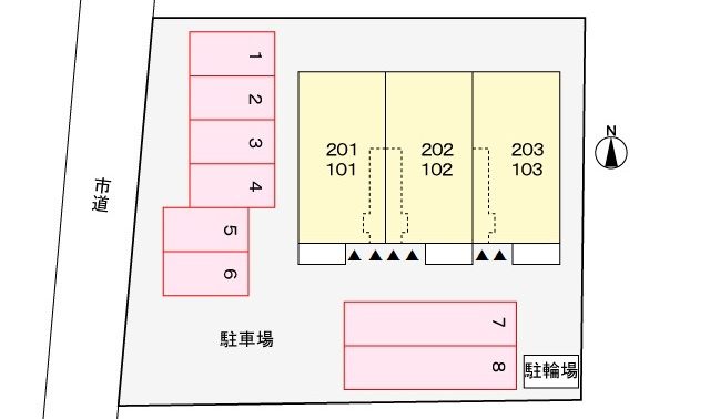 グランチェスタ新栄の区画図