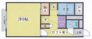 メゾン・パル6の間取り