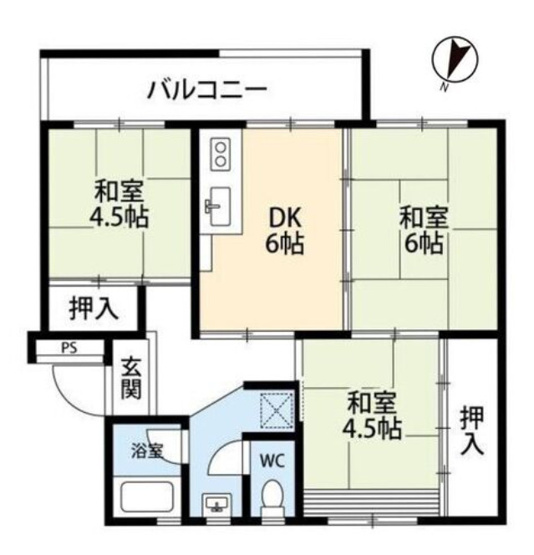 【間取り】 | 狭山住宅23号棟