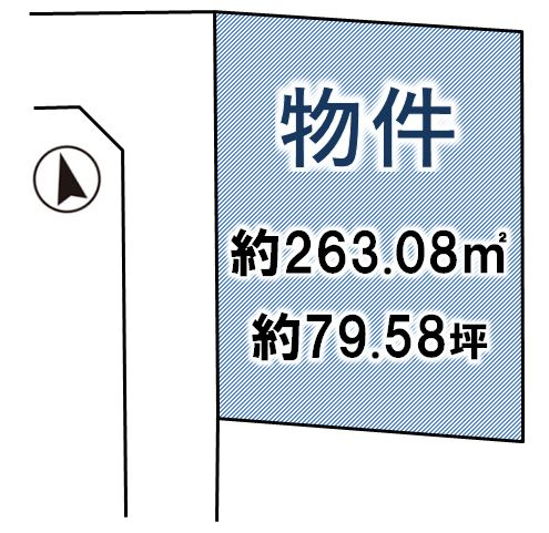 壬生町壬生丁の土地図