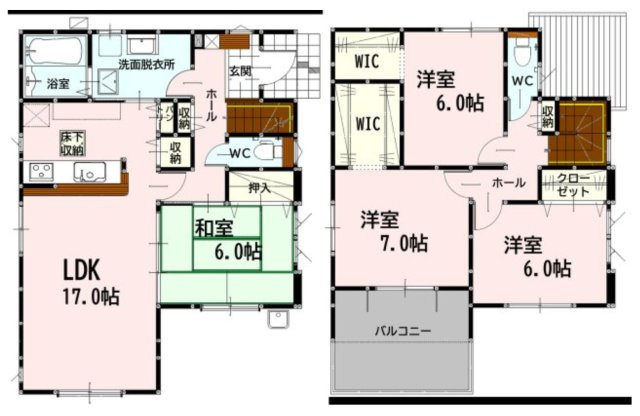 【間取り】 | 宇土市岩古曽町3期　11号棟